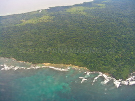 Bastimentos island from air