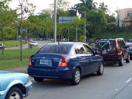 Amador Causeway traffic