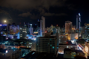 Panama City full moon night 