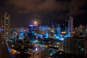 Obarrio, Panama City full moon